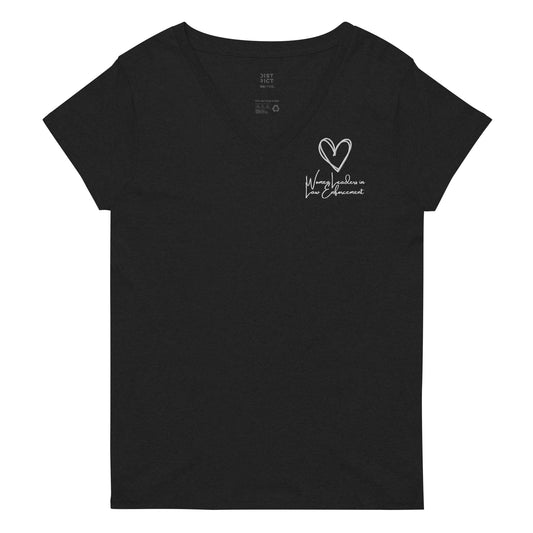 WLLE Women’s Recycled V-Neck T-Shirt